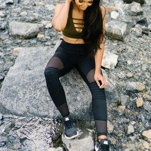 ZYIA Moto Leggings size 6-8